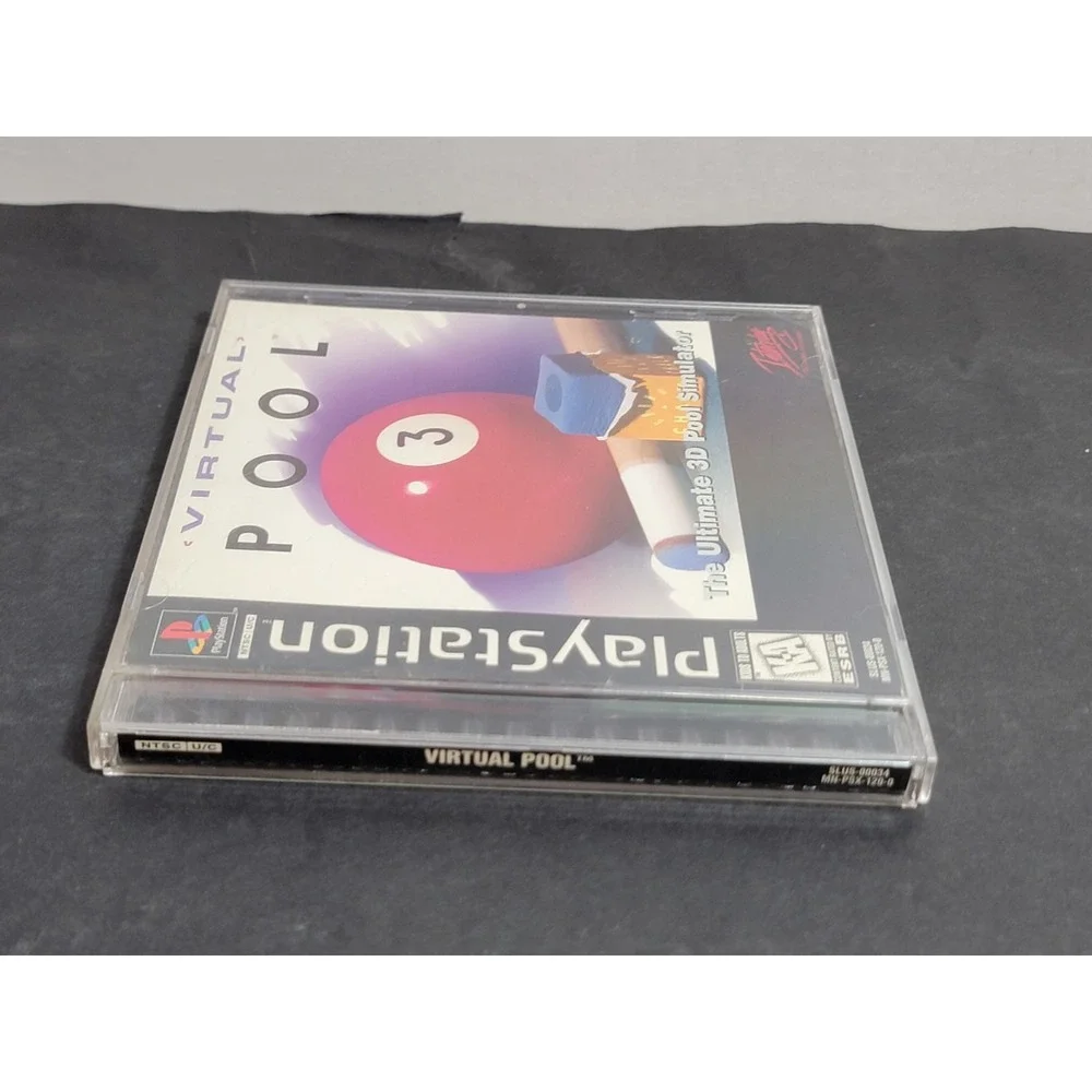 Virtual Pool Sony PlayStation 1 PS1 Interplay Sports Game SLUS-00034 Tested CIB